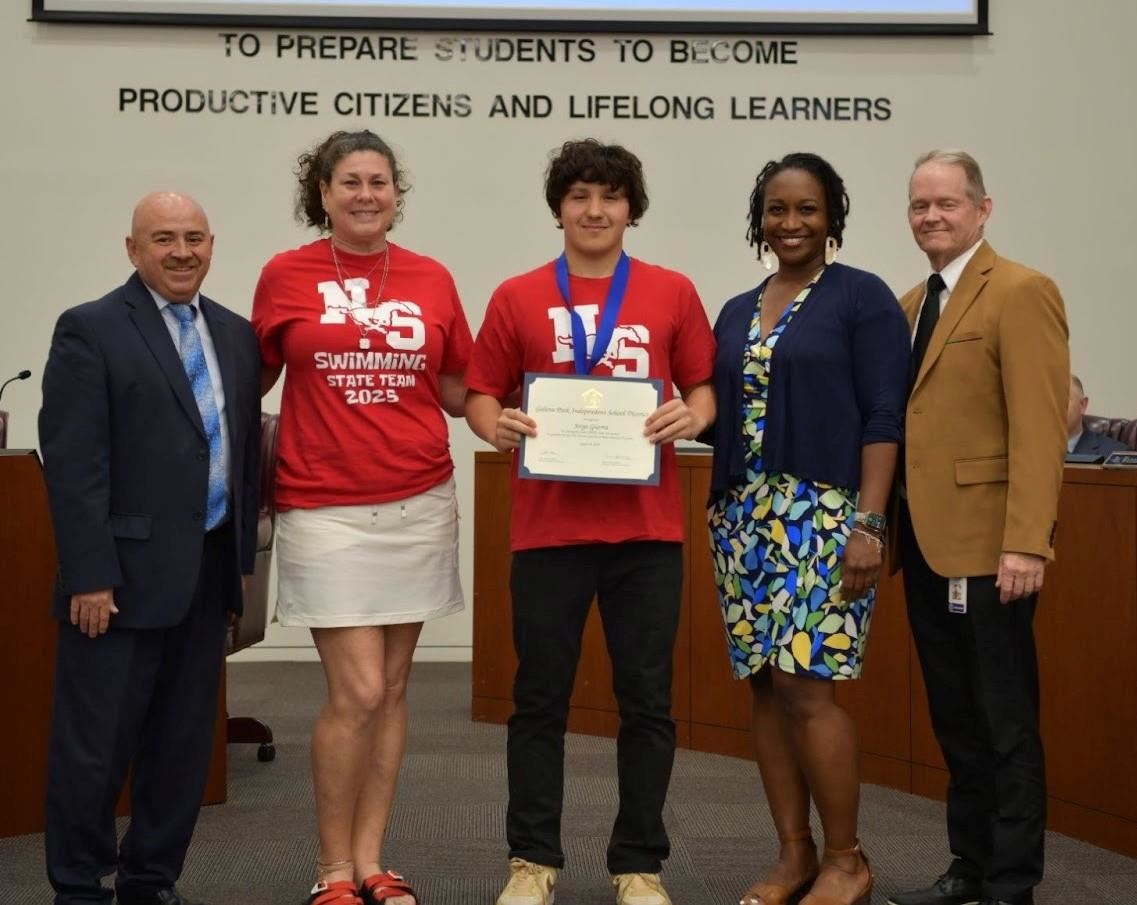  Galena Park ISD Recognized Outstanding Swimmer